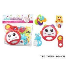 Túi đồ chơi xúc xắc 5 món Toys House 776-1, được thiết kế an toàn, với họa tiết bắt mắt và nhiều màu sắc sinh động