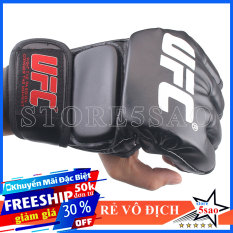 Găng tay UFC đấm bốc hở ngón ⚡new 2021⚡ Găng tay MMA giá rẻ tập võ đối kháng tự do