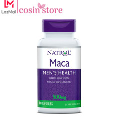 Viên Uống Natrol Maca Men’s Health 500mg 60 viên tăng cường sức khỏe nam giới – Natrol Maca 500 mg của Mỹ – Cosin Store