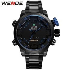 Giá [100% Genuine]WEIDE Brand Men’s Military Watches Men Luxury Full Steel Quartz Watch LED Display Sports Wristwatches 30M Water Resistant   NanXiangZi