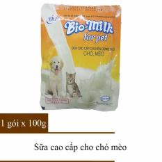 Sữa Cho Chó Mèo – Sữa cho thú cưng – Bio Milk 1 gói