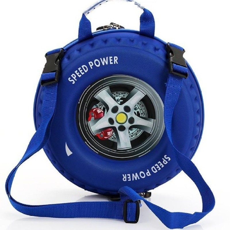 Giá bán Balo 3D Bánh Xe 2In1 Độc Đáo (Xanh) .