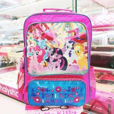 BALO 16” ,CẶP TÁP 3 NGĂN HÌNH NGỰA PONY MÀU HỒNG DÀNH CHO TRẺ EM , HỌC SINH VÀ CÁC BÉ GÁI – 700PN72103400 (30x12x40cm)