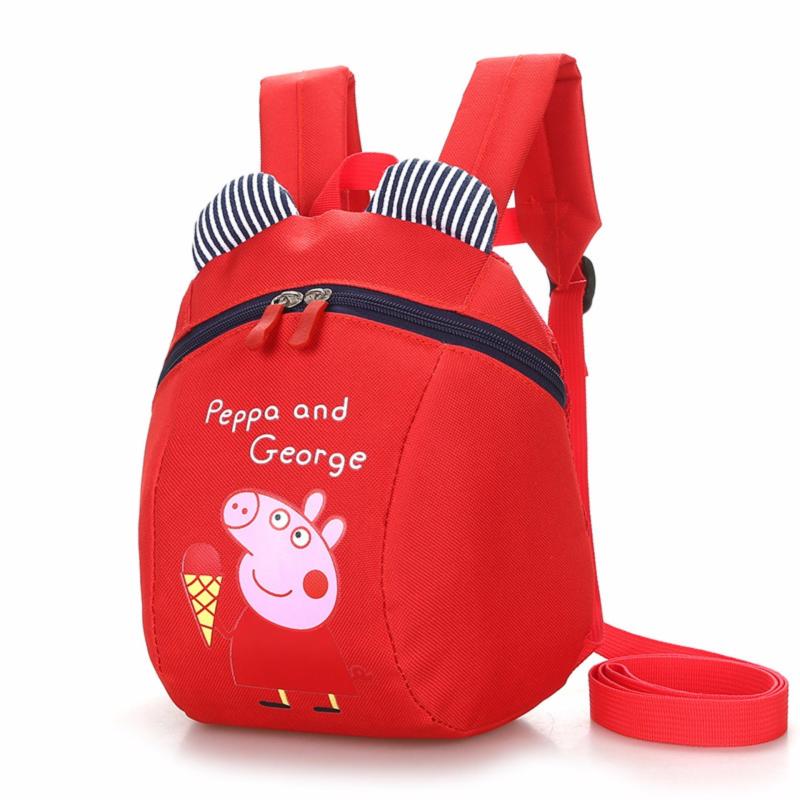 Giá bán Balo dễ thương cho bé nhân vật hoạt hình gắn dây chống lạc Rozalo RB31912RP - Lợn Đỏ