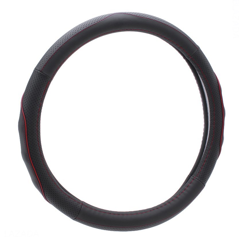 Hình ảnh Bao da vô lăng dòng xe Honda (Đen chỉ đỏ)