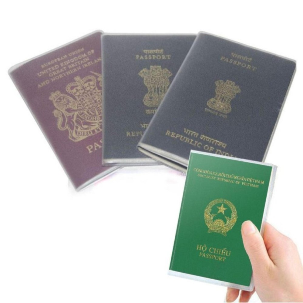 Bao Passport Nhựa Trong Dẻo Loại Dày