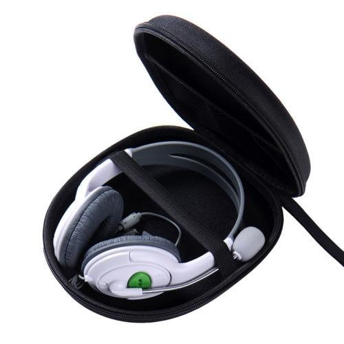 Black EVA Carrying Hard Case Cover for Headphones Headset Earphone Storage