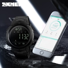 Bluetooth Calorie Pedometer Smart Watch SKMEI 1301 for Men LED Water Shock Proof Clocks Multifunction Electronic Digital Watches – intl