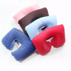 Bộ 2 gối hơi + 2 bịt mắt + 2 bịt tai du lịch ( Nhiều màu)