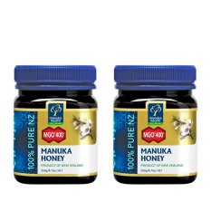 Bộ 2 hũ mật ong Manuka Honey Health New Zealand MGO 400+ 250g