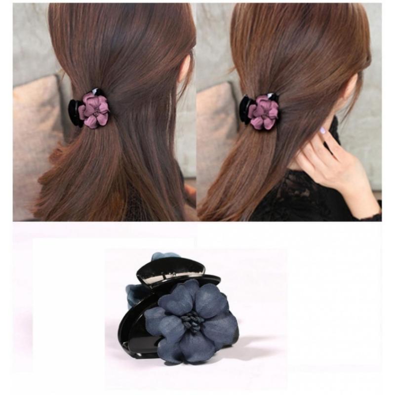 Bộ 2 Kẹp Tóc Hoa Trà Trang Sức Ts24H