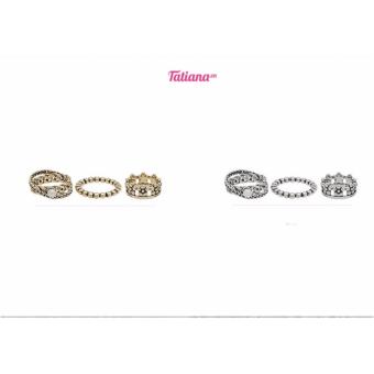Bộ 3 Nhẫn Midi Flora - Tatiana - N2315 April 2018 - 3 Bộ 3 Nhẫn Midi Flora - Tatiana - N2315 - 3