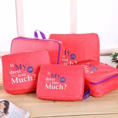 Giá bán Bộ 5 túi Bag in bags tiện dụng (Cam)