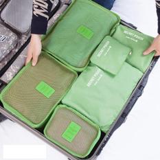 Bộ 6 túi du lịch chống thấm Bags in Bag (xanh lá)