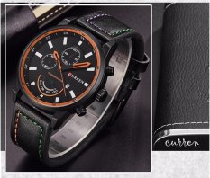 Bounabay Brand Watch Curren Quartz Watch Luxury Leather Grey Mens Watches Casual Male Sport Clock Wristwatches Orologio Uomo 8217 – intl
