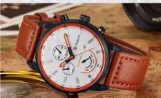 Bounabay Brand Watch Curren Quartz Watch Luxury Leather Grey Mens Watches Casual Male Sport Clock Wristwatches Orologio Uomo 8217 – intl
