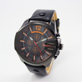 Bounabay Brand Watch Luxury Analog Military Watch Reloj Hombre Whatch Quartz Curren Male Sports Watches 8176 - intl  