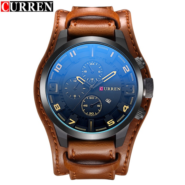 Bounabay Brand Watch Men Luxury Analog Men Military Reloj Hombre Quartz Curren Sports Watches 8225 - intl