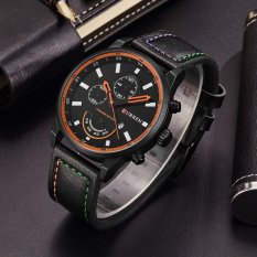 Bounabay Brand Watch Mens Watches Luxury Leather Strap Quartz Watch Fashion Casual Sport Clock Relogio Masculino 8217 – intl