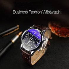 Bounabay Men Watch Luxury Brand Watches Quartz Clock Fashion Leather Belts Watch Cheap Sports Wristwatch Relogio Male – intl