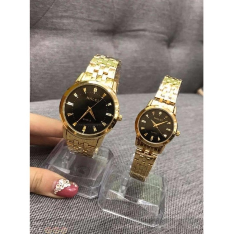 Giá bán Cặp đồng hồ đôi mặt đen thời thượng N3000