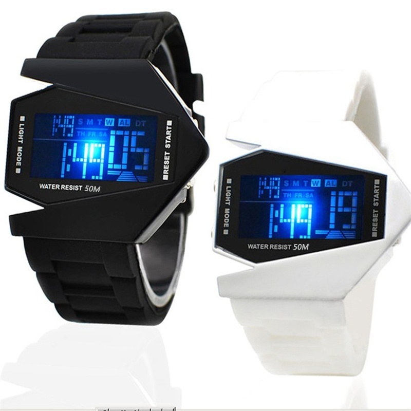 Giá bán Children Safety Wristbands Boy Waterproof clock Men Women Fashion Luminous Electronic Student movement Wrist Watches Gift Hot Sa - intl