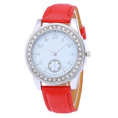 Coconie Thời Trang Nữ Dây Da Thạch Anh màu Vòng Đeo Tây Đồng Hồ-quốc tế