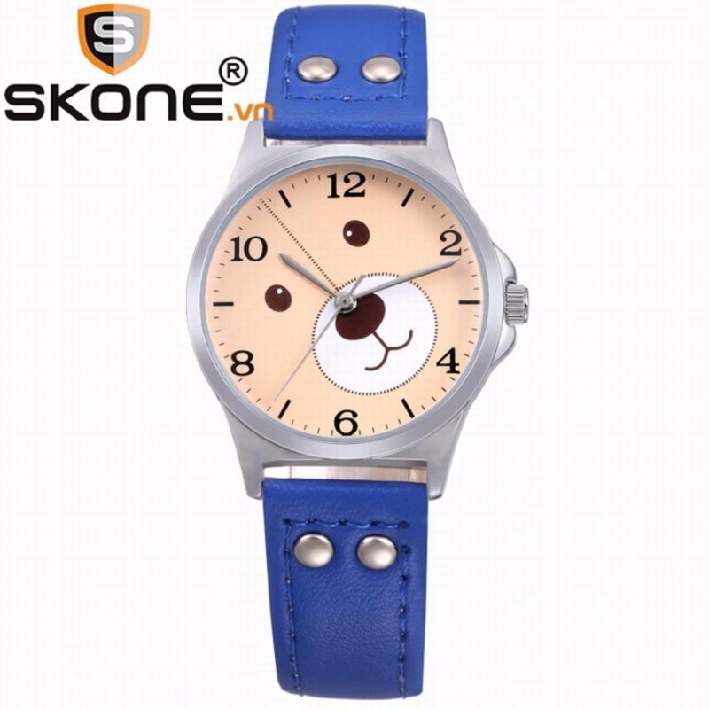 Combo 02 đồng hồ bé gái SKONE - dây da 3170-3 bán chạy