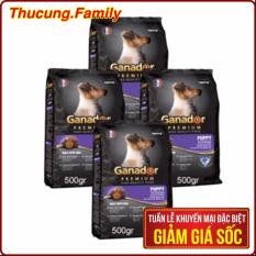 COMBO 4 túi thức ăn hạt Chó con Ganador Puppy 500gr/ túi