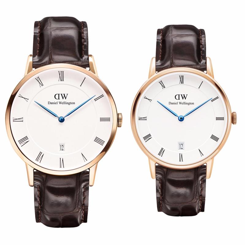 Combo cặp đồng hồ Daniel Wellington DW DAPPER YORK 34mm và 38mm - VÀNG HỒNG bán chạy
