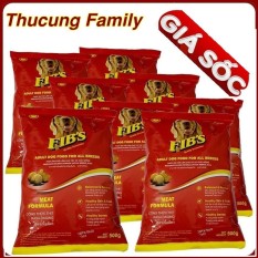 COMBO 8 bao thức ăn hạt cho Chó trưởng thành FIBs. 500g/ túi