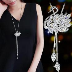 Dây chuyền nữ dài thiên nga pha lê lấp lánh sang trọng MYL-YY002
