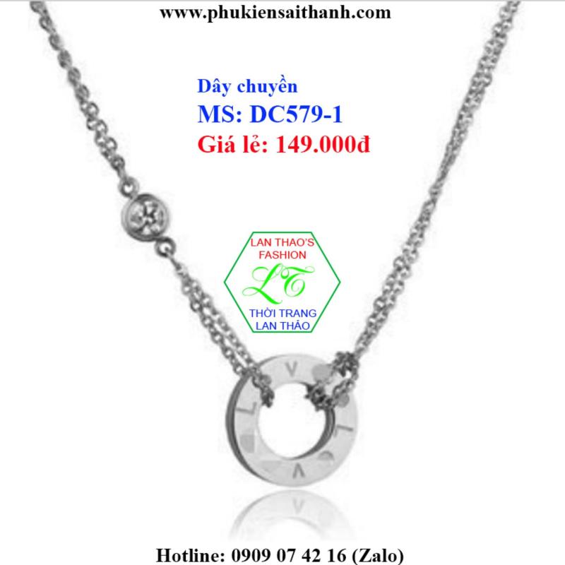 Dây chuyền Titan Leveel cao cấp DC579-1 (TRẮNG)