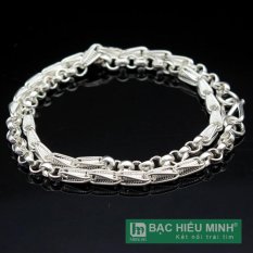 Dây chuyền trẻ em bằng bạc ta BẠC HIỂU MINH dte020 4 chỉ