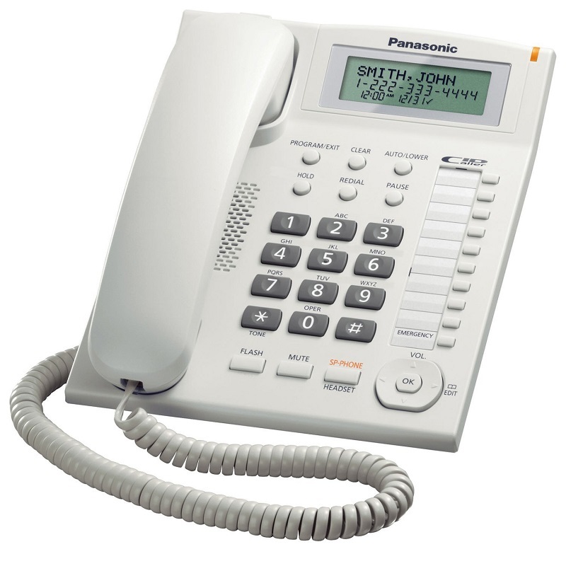 Điện thoại để bàn Panasonic KX-TS880 (Trắng) - HÀNG NHẬP KHẨU