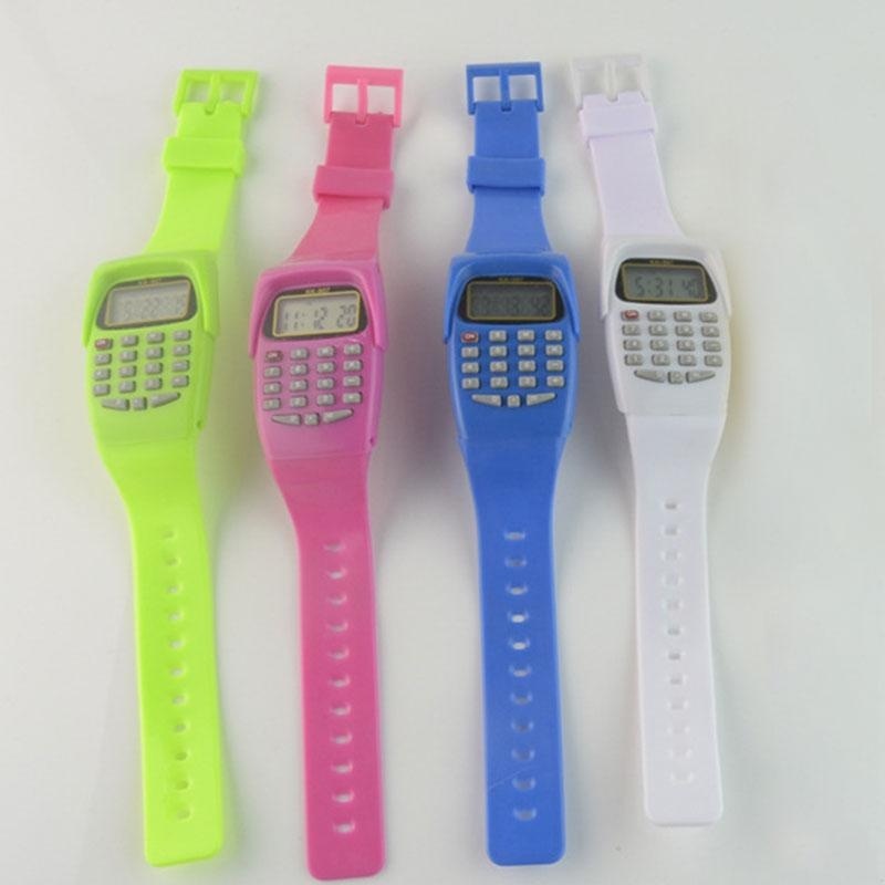 Giá bán Digital LED CALCULATOR Wrist Watch Unisex Men Women Kids School Boys Girls - intl