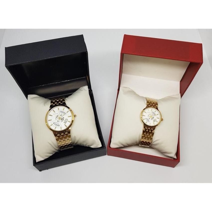 Đồng hồ cặp đôi Baishuns 6057 giá rẻ Chống nước chịu lực chống trầy xước