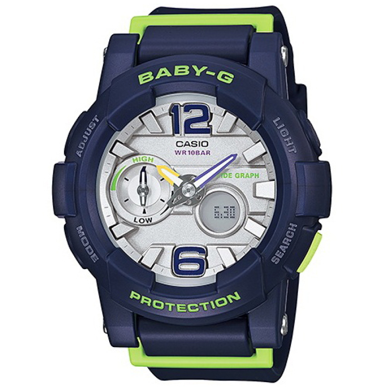 Nơi bán Đồng Hồ Casio Nữ Kim-Điện Tử Baby-G BGA-180-2BDR (Xanh xám)