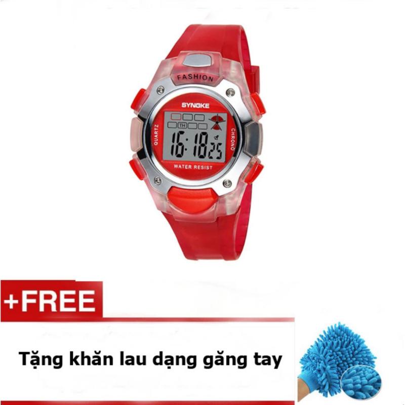 Nơi bán Đồng hồ cho bé gái Synoke 99319 đỏ + quà tặng