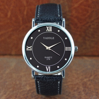 Đồng hồ dây da nam Yazole 279 hiện đại, phong cách  