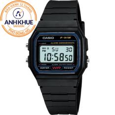 Đồng hồ dây nhựa huyền thoại Casio Anh Khuê F-91W-1DG