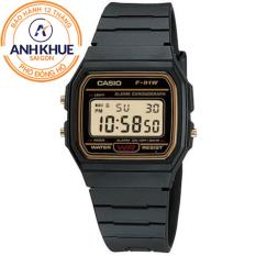 Đồng hồ dây nhựa huyền thoại Casio Anh Khuê F-91WG-9QDF