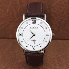 Đồng hồ đeo tay nam dây da Yazole AL040_BRWH6498