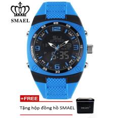 Đồng hồ điện tử thể thao nam SMAEL dây Silicon PKHRSM007