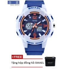 Đồng hồ điện tử thể thao unisex (nam – nữ) SMAEL dây Silicon PKHRSM008 – Sắc màu rực rỡ