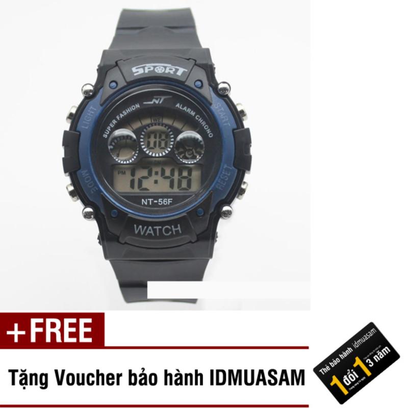 Đồng hồ điện tử trẻ em IDMUASAM 7467 (Xanh đen) + Tặng kèm voucher bảo hành IDMUASAM bán chạy