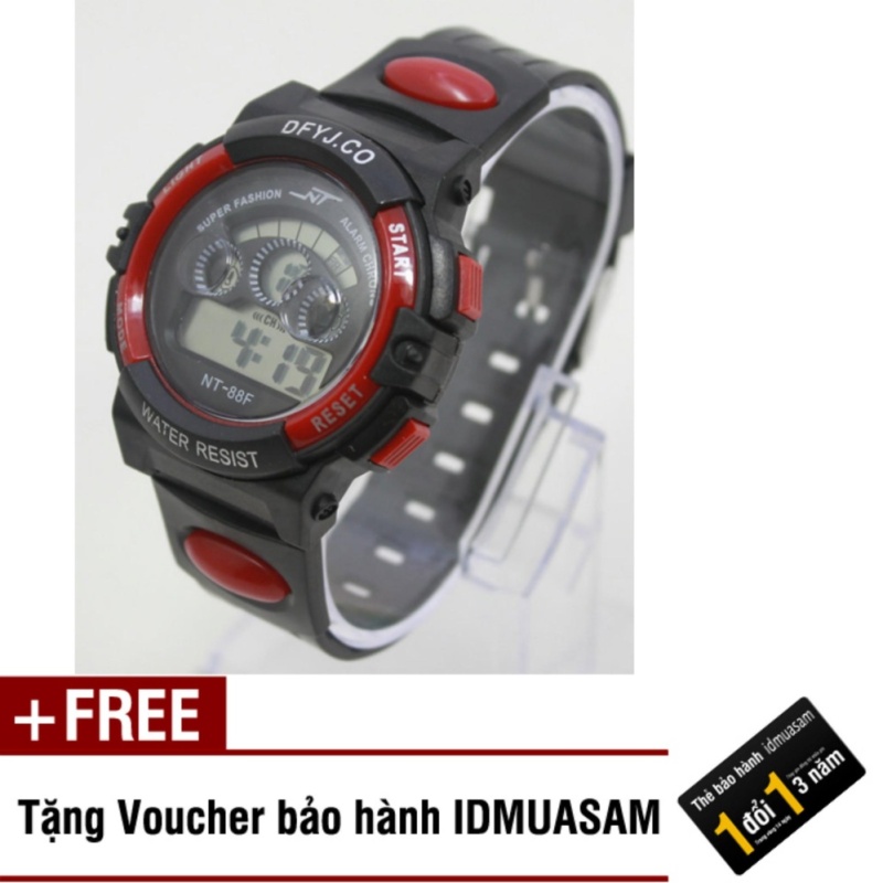 Đồng hồ điện tử trẻ em IDMUASAM 7994 (Đỏ) + Tặng kèm voucher bảo hành IDMUASAM bán chạy