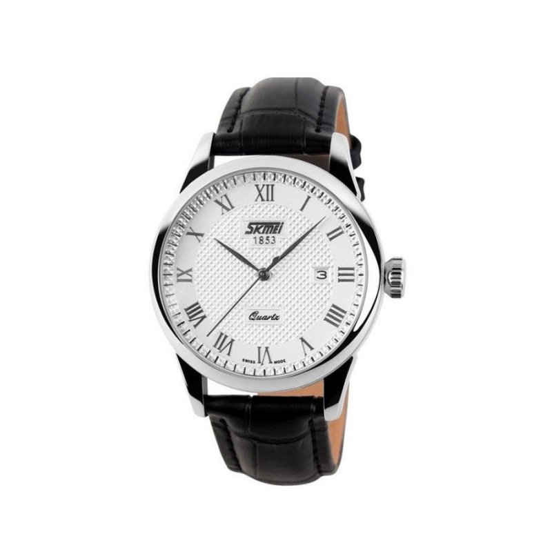 Nơi bán Đồng hồ nam dây da Skmei 9058 (Đen)