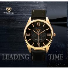 Đồng hồ nam dây da Yazole mẫu 370