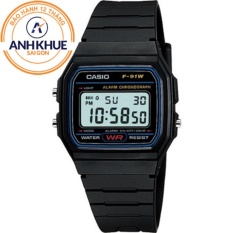 Đồng hồ nam dây nhựa Casio DM431 (Đen)